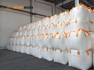white quartz powder jumbo bag from arihant micron ready for export from chittorgarh